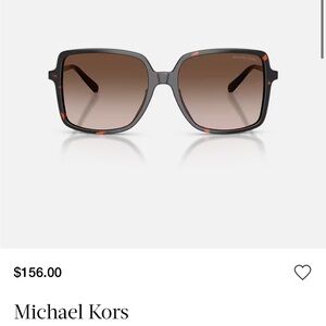 Michael Kors Black Frame Sunglasses with Brown Lenses